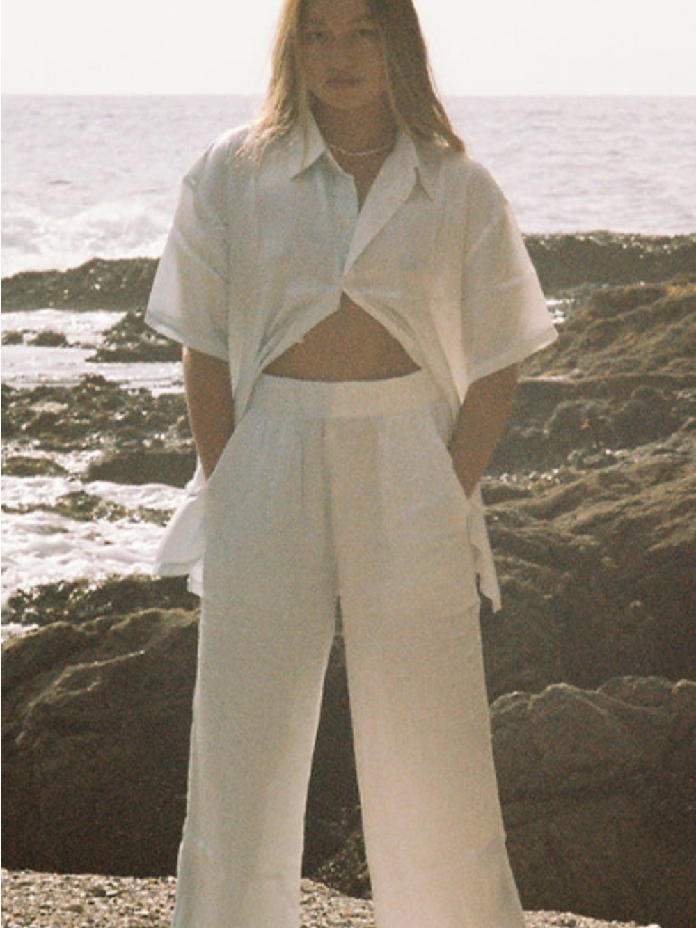 By the Sun Palma pants in sky size S